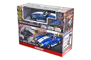 Kyosho First Mini-Z Shelby Cobra 427 S/C RC Car Electric 2WD 1/28 RTR - Blue image 129166