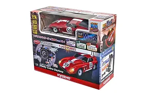 Kyosho First Mini-Z Shelby Cobra Daytona RC Car Electric 2WD 1/28 RTR - Red image 129172