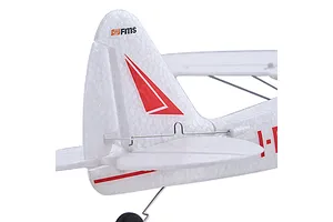 FMS RC Plane PA-18 Super Cub 500mm 3D Aerobatic RTF - White/Red image 129230