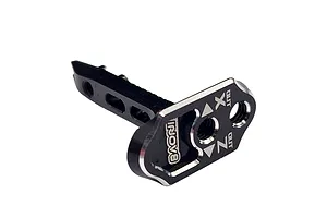 RC Maker Aluminium X-Lite Horizontal Rear Body Mounts 2Pcs - Black image 129245