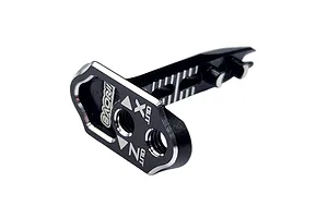 RC Maker Aluminium X-Lite Horizontal Rear Body Mounts 2Pcs - Black image 129246