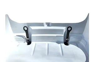 RC Maker Aluminium X-Lite Horizontal Rear Body Mounts 2Pcs - Black image 129251