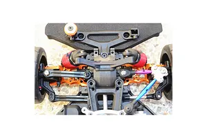 GPM Aluminium Front Suspension Arms 2Pcs - Blue image 129329