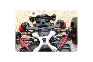 GPM Aluminium Rear Suspension Arms 2Pcs - Grey Silver image 129332