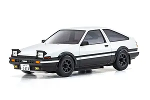 Kyosho Mini-Z Sprinter Trueno AE86 Initial D RC Drift Car Electric AWD RTR - White Panda