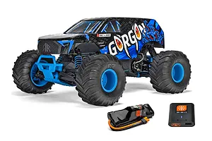 ARRMA GORGON Mega 550 RC Monster Truck Electric 2WD 1/10 Scale RTR - Blue image 129463