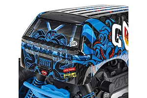 ARRMA GORGON Mega 550 RC Monster Truck Electric 2WD 1/10 Scale RTR - Blue image 129469