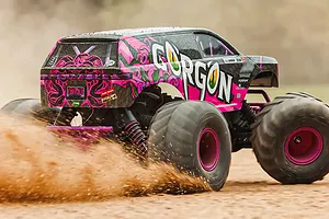 ARRMA GORGON Mega 550 RC Monster Truck Electric 2WD 1/10 Scale RTR - Purple image 129482