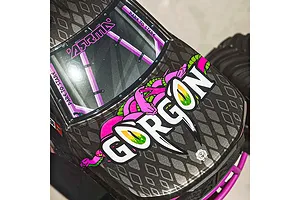 ARRMA GORGON Mega 550 RC Monster Truck Electric 2WD 1/10 Scale RTR - Purple image 129486