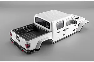 Killerbody 1/10 Jeep Gladiator Rubicon Unpainted Hard Body Kit - White image 129516
