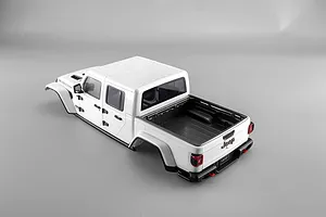 Killerbody 1/10 Jeep Gladiator Rubicon Unpainted Hard Body Kit - White image 129518