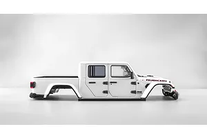 Killerbody 1/10 Jeep Gladiator Rubicon Unpainted Hard Body Kit - White image 129519