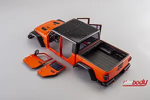Killerbody 1/10 Jeep Gladiator Rubicon Hard Body Kit with Accessories - Metallic Orange image 129523
