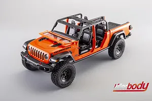 Killerbody 1/10 Jeep Gladiator Rubicon Hard Body Kit with Accessories - Metallic Orange image 129525