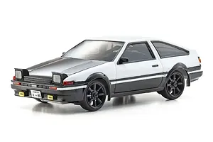 Kyosho First Mini-Z Toyota Sprinter Trueno AE86 RC Car Electric 2WD 1/28 RTR - White/Black image 129530