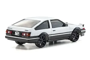Kyosho First Mini-Z Toyota Sprinter Trueno AE86 RC Car Electric 2WD 1/28 RTR - White/Black image 129531