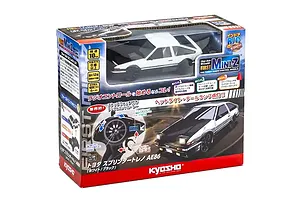 Kyosho First Mini-Z Toyota Sprinter Trueno AE86 RC Car Electric 2WD 1/28 RTR - White/Black image 129536