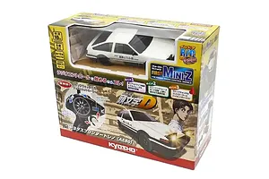 Kyosho First Mini-Z Initial D Toyota Trueno AE86 RC Car Electric 2WD 1/28 RTR - White/Black image 129567