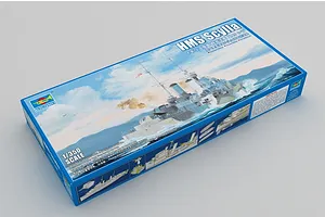 Trumpeter 1/350 HMS Scylla Dido-Class Light Cruiser Scaled Plastic Model Kit image 129619