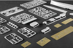 Trumpeter 1/350 HMS Scylla Dido-Class Light Cruiser Scaled Plastic Model Kit image 129629