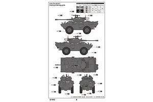 Trumpeter 1/72 LAV-150 Commando AFV with Cockerill 90mm Gun Scaled Plastic Model Kit image 129638