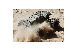 Louise 3.8" MT-Mcross (Sport Compound) Tyres on (1/2" Offset) Black Rims - Glued Wheels 2Pcs image 129714