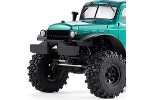 FMS FCX24 Power Wagon RC Rock Crawler Electric Brushless 1/24 Scale RTR - Green image 129741