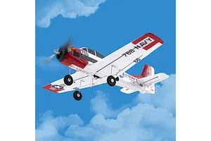 FMS RC Plane T-28 Trojan Trainer 410mm RTF - White/Red image 129757
