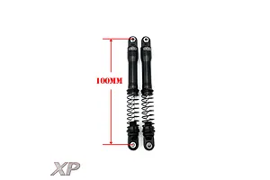 Reefs RC Aluminium 100mm Adjustable XP Shocks 2Pcs - Black image 8