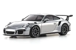 Kyosho Mini-Z MR-04 Porsche 911 GT3 RS GT RC Car Electric RWD RTR - Metallic Silver image 129852