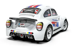 UDI Coleoptera RC Drift Car Electric 4WD 1/16 Scale RTR - White image 129887