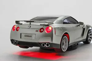 Kyosho First Mini-Z Nissan GT-R R35 RC Car Electric 2WD 1/28 RTR - Silver image 130059
