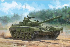 Trumpeter 1/35 Soviet Obj.172 T-72 Ural Tank Scaled Plastic Model Kit image 130101