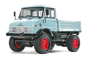 Tamiya CC-02 Mercedes Benz Unimog 406 Series U900 RC Rock Crawler Electric 4WD 1/10 Scale Kit - Blue/Grey image 130115