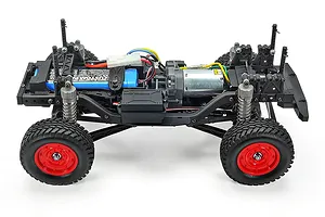 Tamiya CC-02 Mercedes Benz Unimog 406 Series U900 RC Rock Crawler Electric 4WD 1/10 Scale Kit - Blue/Grey image 130123