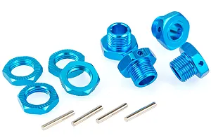 HSP Blue Aluminium 17mm Hex Adapter Set image 13015