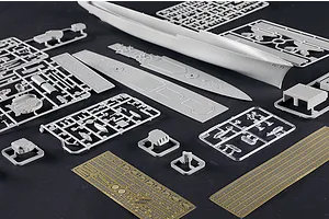 Trumpeter 1/350 French Marseillaise Light Cruiser Scaled Plastic Model Kit image 130141