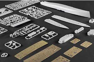 Trumpeter 1/350 HMS Argonaut Light Cruiser Scaled Plastic Model Kit image 130157