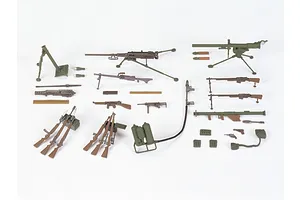 Tamiya 1/35 U.S. Infantry Weapons Set Scaled Plastic Model Kit image 130180