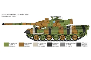Italeri 1/35 Leopard 1 A5 Tank Scaled Plastic Model Kit image 130226