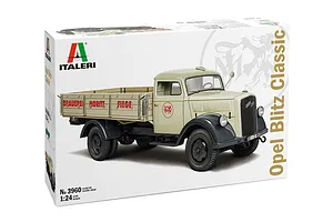 Italeri 1/24 Opel Blitz Classic Truck Scaled Plastic Model Kit image 130278
