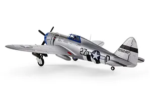 E-Flite RC Plane P-47 Razorback 1.2m Warbird BNF Basic with AS3X and Safe Select Technology image 130283