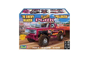 Revell 1/24 1978 Chevy Blazer "Pulled Pork" Pulldozer Scaled Plastic Model Kit image 130299