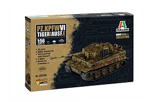 Italeri 1/56 Pz. Kpfw. VI Tiger I Ausf. E Tank Scaled Plastic Model Kit image 130317