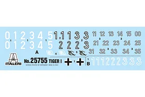 Italeri 1/56 Pz. Kpfw. VI Tiger I Ausf. E Tank Scaled Plastic Model Kit image 130320