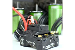 Castle Creations Cobra 8 6S Sensored Brushless ESC and 1512 2650kV Sensored Brushless Motor Combo image 130466