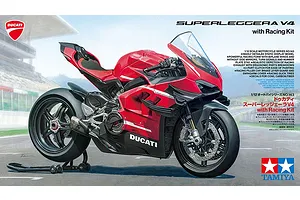 Tamiya 1/12 Ducati Superleggera V4 Motorcycle Scaled Plastic Model Kit image 130522