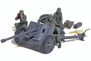 Tamiya 1/35 German Anti-Tank Gun PAK38 Scaled Plastic Model Kit image 130531