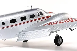 E-Flite RC Plane Beechcraft D18 1.5m BNF Basic with AS3X and Safe Select Technology image 130540