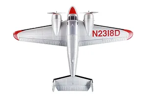 E-Flite RC Plane Beechcraft D18 1.5m BNF Basic with AS3X and Safe Select Technology image 130545